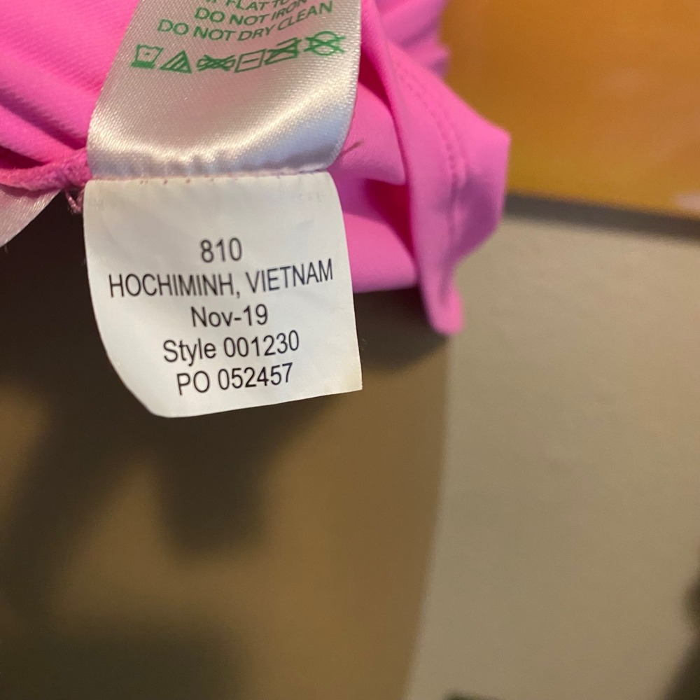 Lilly Pulitzer Tank Top Barbiecore Activewear Women Luxletic Large Pink 001230 - Picture 7 of 7